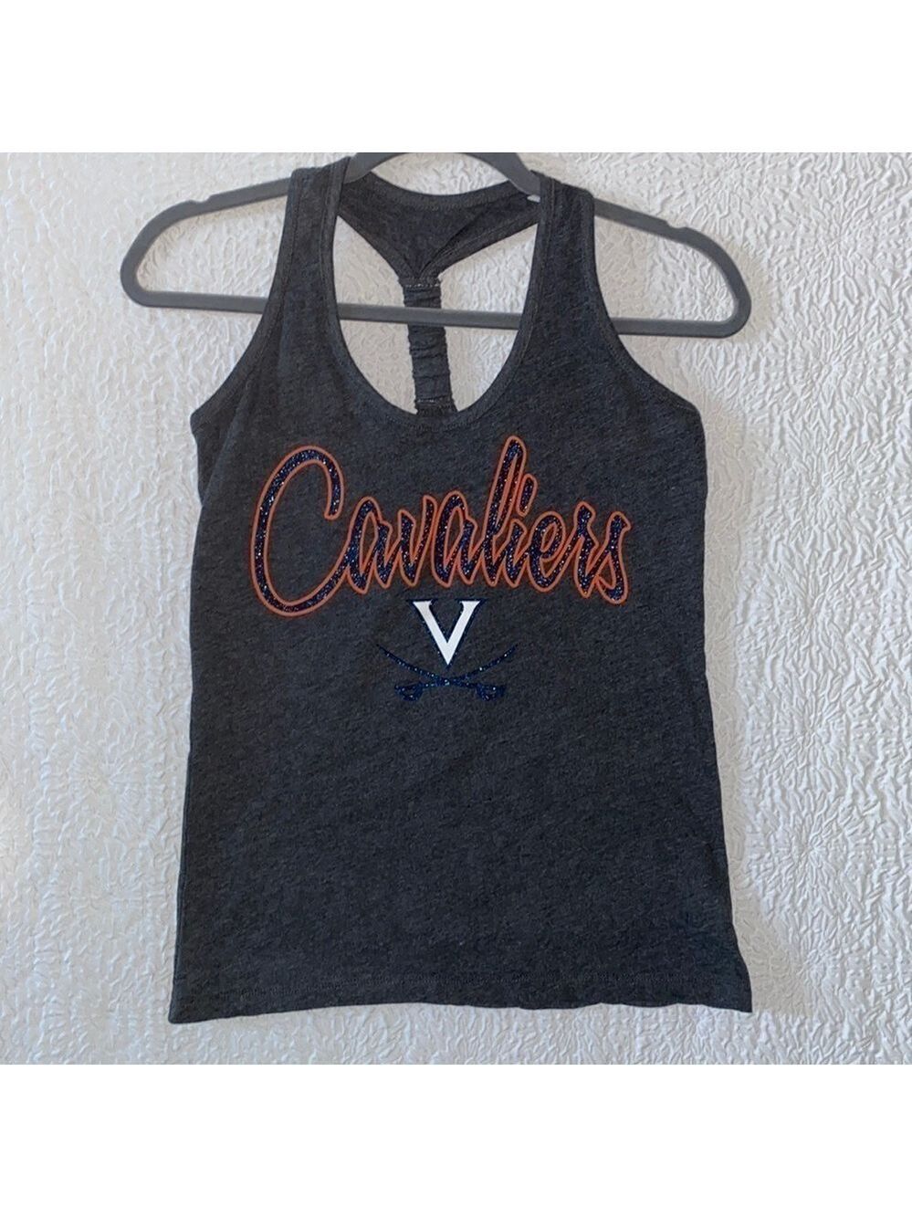 Pressbox By Royce Apparel Cavaliers Racer-Back Tank Top
